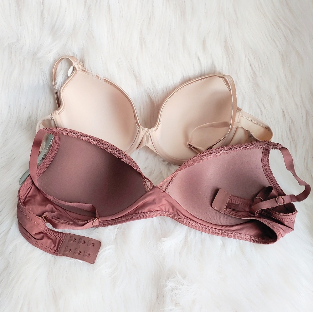 Huit & M&S Lightly-Lined Bras, 32D - Picture 2 of 7